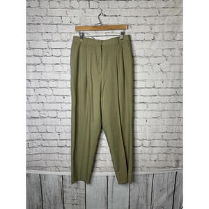 SAG HARBOR‎ Women's Casual Pants Size 14 Olive Green